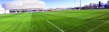 Baku olympic stadium sits on 496,000m2 site and this 60m tall, 6 floors high facility will hold 68,000 seats. Another Training Pitch Constructed In Baku Olympic Stadium Complex Sis Pitches
