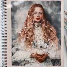Take A Look At This Stunning Drawing By H Art J Materials Strathmore 400 Series Toned Tan Sketchbook Colored Pencil Wh Toned Paper Art Drawings