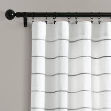 Navara medallion print linen blackout curtain collection. Ombre Stripe Yarn Dyed Cotton Window Curtain Panel Set Lush Decor Www Lushdecor Com Lushdecor