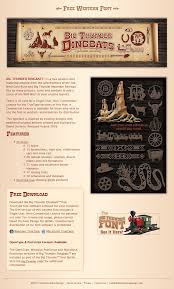 Big Thunder Dingbats Is A Free Western Font Featuring Artwork From The Wild Frontiers Of The Old West Gold Rush And Big Western Font Wild Pictures Cowboy Font