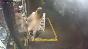 VIDEO: NYC woman strips naked outside deli after chasing clerk