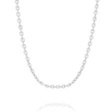 Duet sterling silver with 10kt yellow gold oval simulated blue topaz and diamond accent pendant. Sterling Silver Cable Necklace Gregory Jewellers