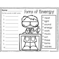Image Result For Forms Of Energy Worksheet First Grade Science Notebook Activities Writing Algebraic Expressions 2nd Grade Writing
