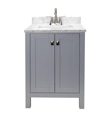 All contemporary give your bathroom a country makeover with this rustic vanity set with matching round mirrors. Tuscany Rio 24 W X 22 D Vanity And Natural Cararra Marble Vanity Top With Rectangular Undermount Bowl At Menards