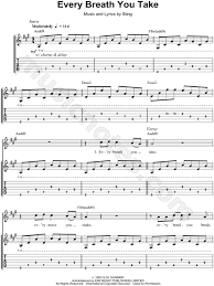 Every breath you take (2020). The Police Every Breath You Take Guitar Tab In A Major Download Print Sku Mn0064555