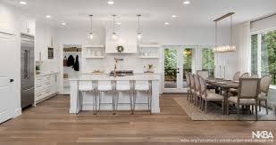 modern, white kitchen design nkba