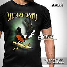  Pin On Kaos Burung Bahan Premium