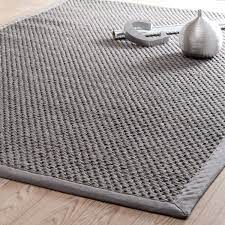 Riesige spielwiese für groß und klein: Tapis Tresse En Sisal Gris 200x300 Maisons Du Monde Teppich Grau Geflochtener Teppich Teppich