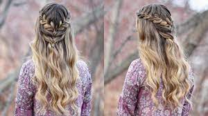 Half ponytails are cute and comfortable for everyday hair styling. Lace Braid Half Up Cute Girls Hairstyles Youtube