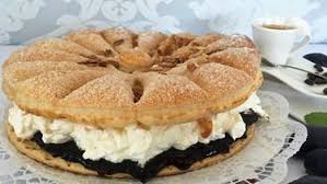 Klassische Friesentorte Mit Pflaumenmus Und Sahne Rezepte Backrezepte Kuchen Und Torten