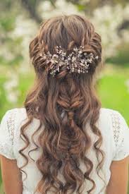 One of the biggest benefits of half up hairstyles (on natural curly hair) is that they are so quick to create and in most cases don't require a visit to the salon. 42 Fun To Wear Half Up Half Down Wedding Hairstyles