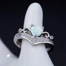 Oval Cut Heart Fire Opal Ring Jewelry Opal Rings Rings