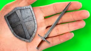 Mini Sword 5 Sharp Mini Diys And Crafts Video Crafts 5 Minute Crafts Videos Miniature Crafts