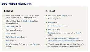 Dünyası ya da ahireti için bir isteği, dileği bulunan kişinin kıldığı dört rekatlık bir namazdır. Sukur Namazi Nedir Sukur Namazi Nasil Kilinir Kac Rekattir