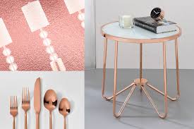 There's a reason everyone is obsessed with rose gold. Rose Gold Home Decor Accents Furniture Accessories Housewares Style Living