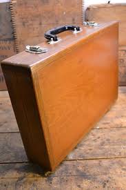 Vintage Solid Wood Briefcase Criacoes De Madeira Artesanato Em Madeira De Madeira