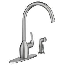 Showroom quality · free shipping over $99 · exclusive designs Moen Essie Single Handle Standard Kitchen Faucet With Side Sprayer In Spot Resist Stainless 87735srs The Home Depot High Arc Kitchen Faucet Kitchen Faucet Faucet