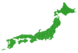 Japan map blank japanese map vector. Map Japan