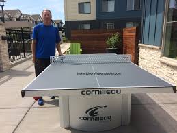 Cornilleau 510 Pro Stationary Table Pingpong Tabletennis Cornilleau Weatherproof Outdoors Ping Pong Table Tennis Outdoor Tables