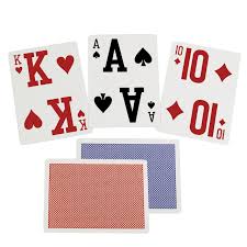 A standard deck of cards is a common sample space used for examples in probability. Elite Low Vision Playing Cards Two Decks
