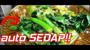 Akhir sekali bila dah agak masak, letak daun kailan dan siap untuk dihidangkan. Masakan Sayur Kailan Goreng Belacan Bujang Style I Cook Vegetables For The 1st Time Youtube