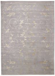 Grey charcoal area rug 9x12. Wool Silk Tibetan 9x12 Grey Gold Area Rug Turco Persian