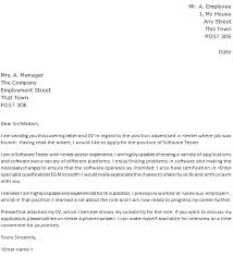 Software Tester Cover Letter Example Lettercv Com