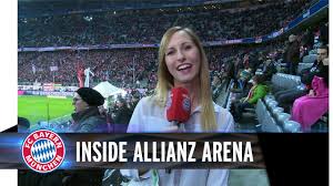 Allianz arena is lit up in red when bayern munich plays, in blue when 1860 munich plays, and in white when in use by the german national team. Inside Allianz Arena Youtube