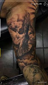 Bird Of Prey Tattoo Sleeve Lindalinduh Cloud Tattoo Sleeve Tattoos Dove Tattoos