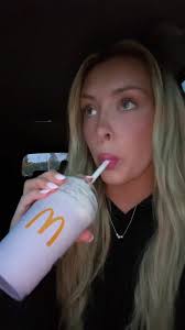 Trying the Grimace Shake! New Drinks Review