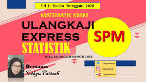 *sila gunakan earphone untuk lebih jelas*. Soalan Statistik Matematik Spm Kertas 2 Bahagian B Nombor 14 Youtube