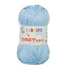 Kartopu Baby Love Acik Mavi Bebek Yunu K540 Orgu Yun Iplikleri Mavi