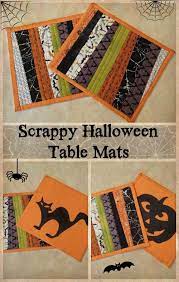 Halloween table runner quilt pattern. Sewing For The Halloween Table 10 Great Projects So Sew Easy