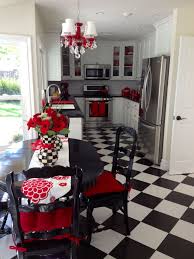 Pin By Elise Jackson On Home Red Kitchen Decor Black And Red Kitchen Red Kitchen Accents