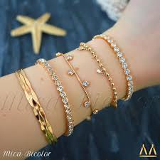 instagram micabicolor soldan saga metal kelepce zirkon tasli tam tur kelepce karsilikli tasli ayarli celik kelepce top zinc top zincir taki bi lekli k