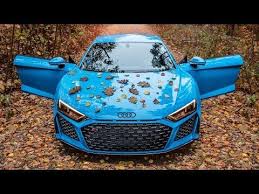 Most Beautiful R8 Ever 2020 Audi R8 V10 Performance 620hp Riviera Blue Black Optics Etc Youtube Audi Sports Car Audi Audi R8