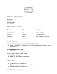 how to write a dance resume: 3 steps