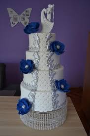 Royal blue wedding cake pictures. Royal Blue Wedding Cake Cake By Zaklina Cakesdecor