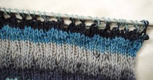 In knitting, written stitch patterns include punctuation such as commas, asterisks, and brackets (or parentheses). What Does Dropped Stitch Lace Look Like