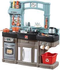 Finding best rated play kitchens and sets in 2021 for your kids. Amazon Com Step2 Best Chefs Kitchen Playset Kids Play Kitchen With 25 Pc Toy Accessories Set Real Lights Sounds Multicolor Toys Games