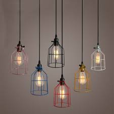  application  industrial pendant lighting is perfect for kitchen island ceiling, dining rooms table, bars island and restaurants. Industrial Mini Hanging Pendant Light 9 High With Metal Frame Color Option Beautifulhalo Com
