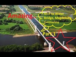 Girder bridges can be made of steel, concrete, or a combination of both. Water Bridge Magdeburg Germany Part 1 Saxony Anhalt Youtube