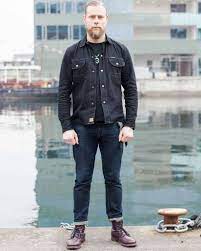 This is a slim fitting, rigid denim jacket with a collar and relaxed fitting sleeves. 53 Best Men S Denim Jacket Outfits For 2021