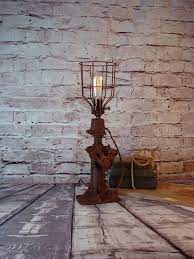 Lamp Upcycled Vintage Car Jack Light Lamp Car Jack Upcycled Vintage