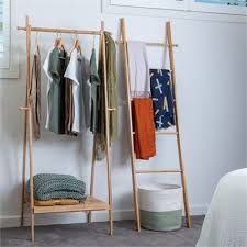 750(h) x 600(d) x 200(w)mm; Flexi Storage Living 57 X 4 X 170cm Bamboo Ladder Rack Bunnings Warehouse Storage Rope Basket Bamboo Ladders