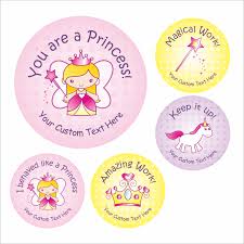 a4 princess reward charts and stickers