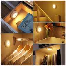 Amir Motion Sensor Light Cordless Batterypowered Led Night Light Stickanywhere Closet Lights Stair Lights Safe Sensor Night Lights Led Night Light Night Light