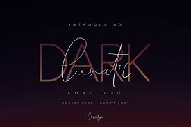 Pair script + serif for instagram inspo. Dark Lunatic 173654 Script Font Bundles Fancy Fonts Script Graphic Design Resources