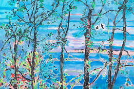Philip Sutton Ra His 21st Century Colours In 2020 Painting Starry Night Artwork