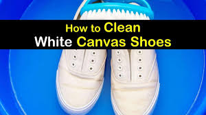 8 Clever Ways To Clean White Canvas Shoes In 2020 Cleaning White Canvas Shoes White Canvas Shoes Canvas Shoes